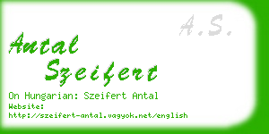 antal szeifert business card